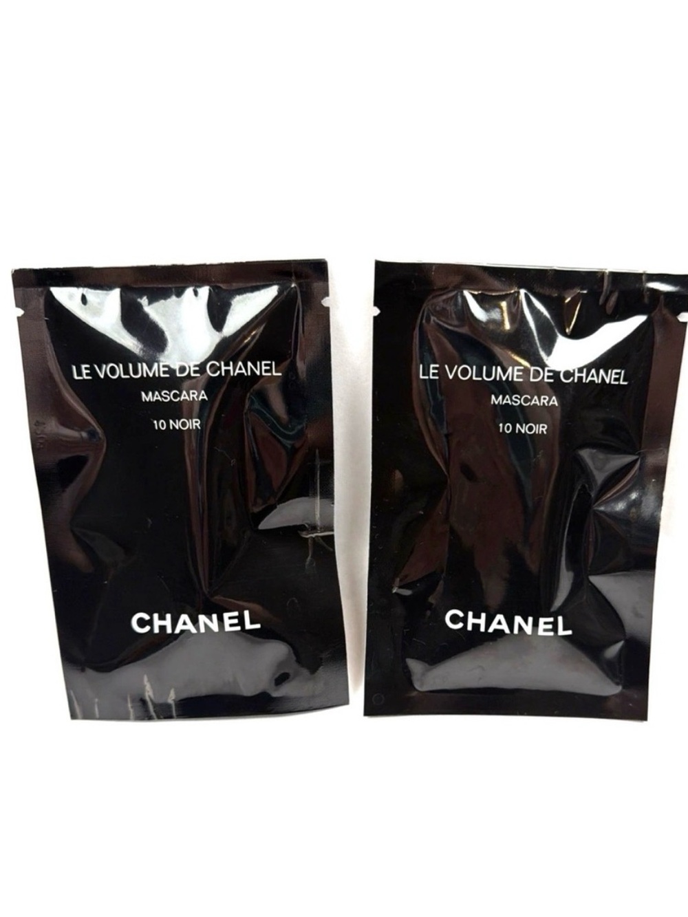 CHANEL Le Volume de Chanel Mascara 10 Noir Samples Lot of 2 Sealed Travel Size